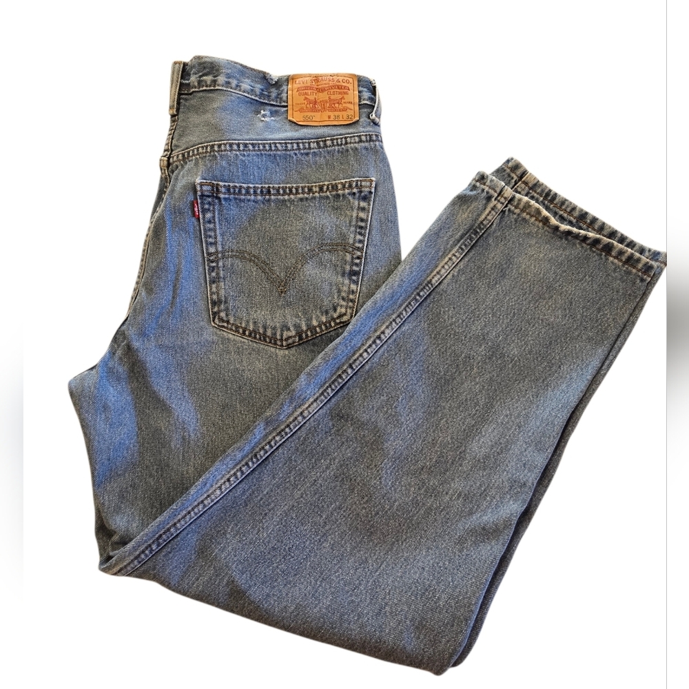 Levi's Men's Straight Fit Blue Jeans